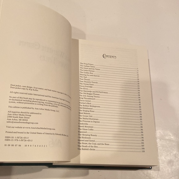 NWT “ Jacob & Wilhelmina Grimm Fairy Tales,” - Picture 3 of 5